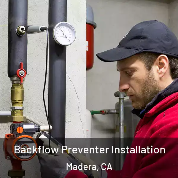  Backflow Preventer Installation Madera, CA