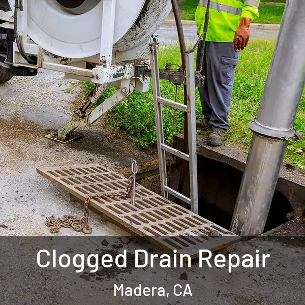  Clogged Drain Repair Madera, CA